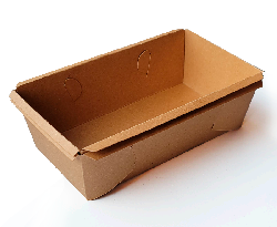 онтейнер крафт КК01 для фрі, горішків, ягід, фруктів 0,5кг 500шт/уп